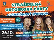 Strašidelná októbrová párty a lampiónový sprievod